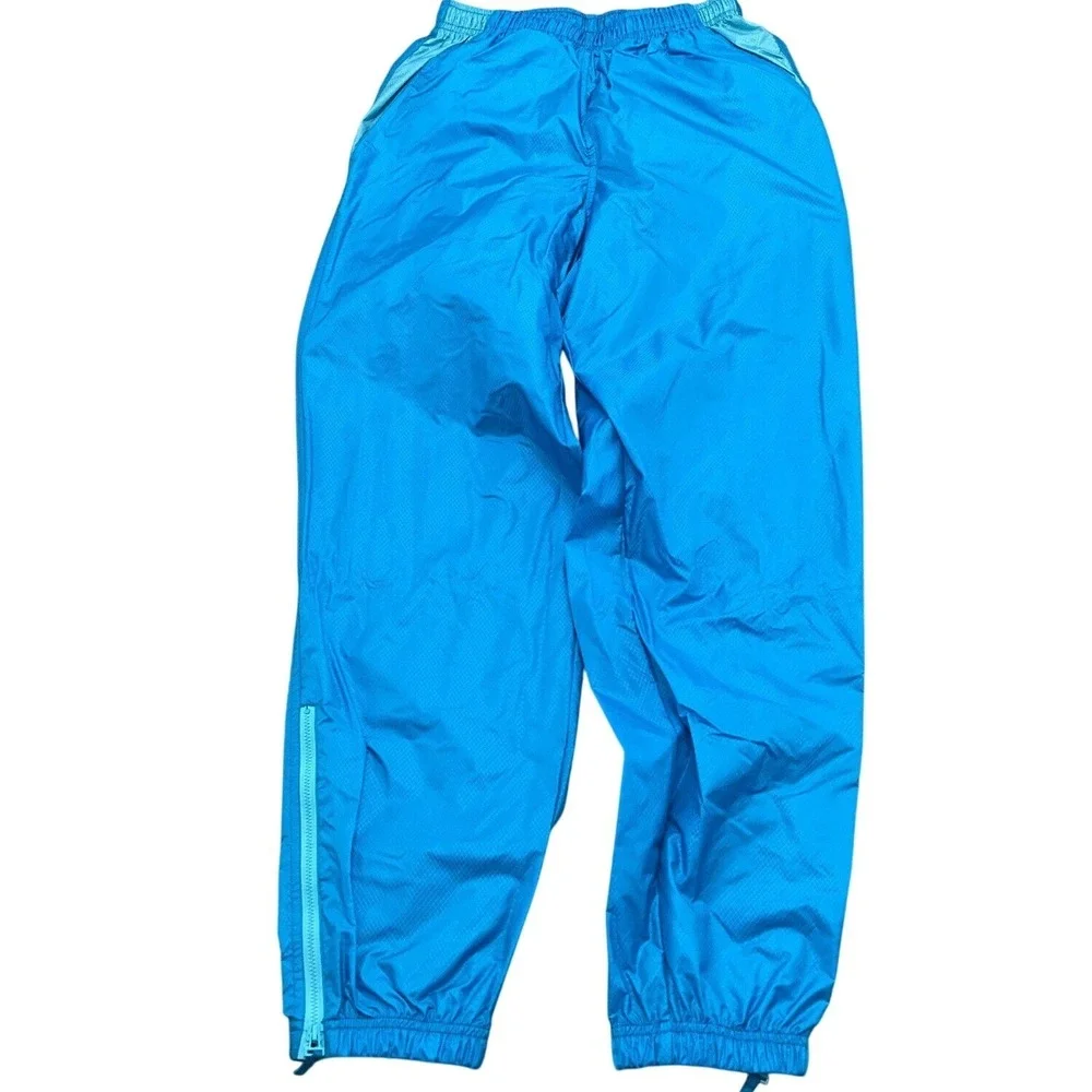 Nike Track Pants Women 4-6 Blue‎ Jogger Windbreaker Softshell Athletic 80
